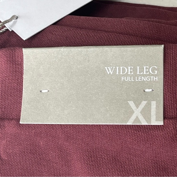 SOFT SURROUNDINGS NWT WELL BEING WIDE LEG PANTS MAROON LARGE EXTRA LARGE - Picture 7 of 11